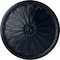 Ekena Millwork Brontes Ceiling Medallion (Fits Canopies up to 3 5/8"), 25 1/2"OD x 5 1/2"P, Midnight Dream CM25BRMDF - alternate 1